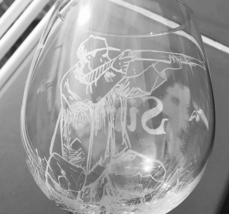 Bicchiere personalizzato cacciatore