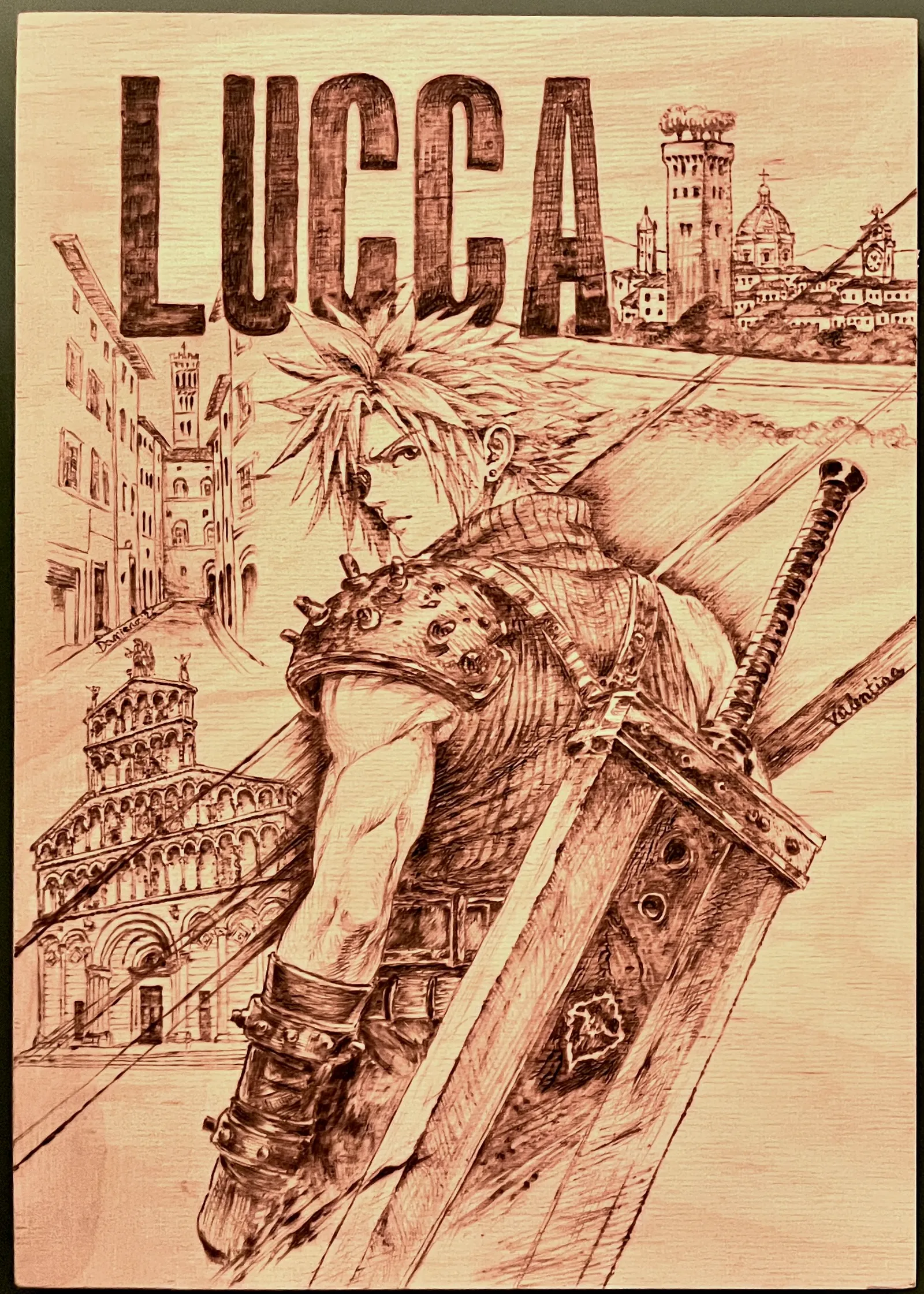 Cloud a San Michele in Foro – Final Fantasy VII