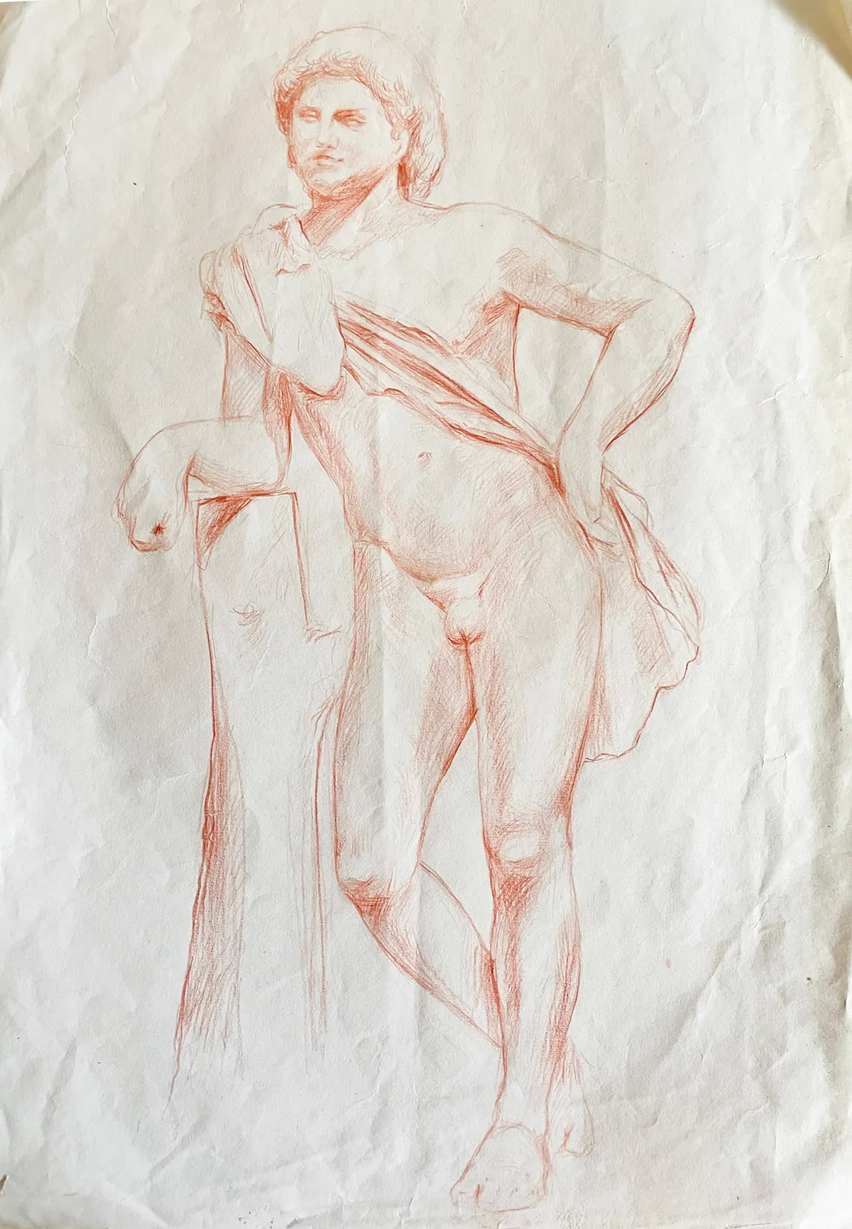 Copia dal vero di statua greca