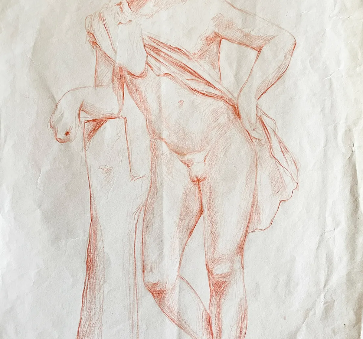 Copia dal vero di statua greca