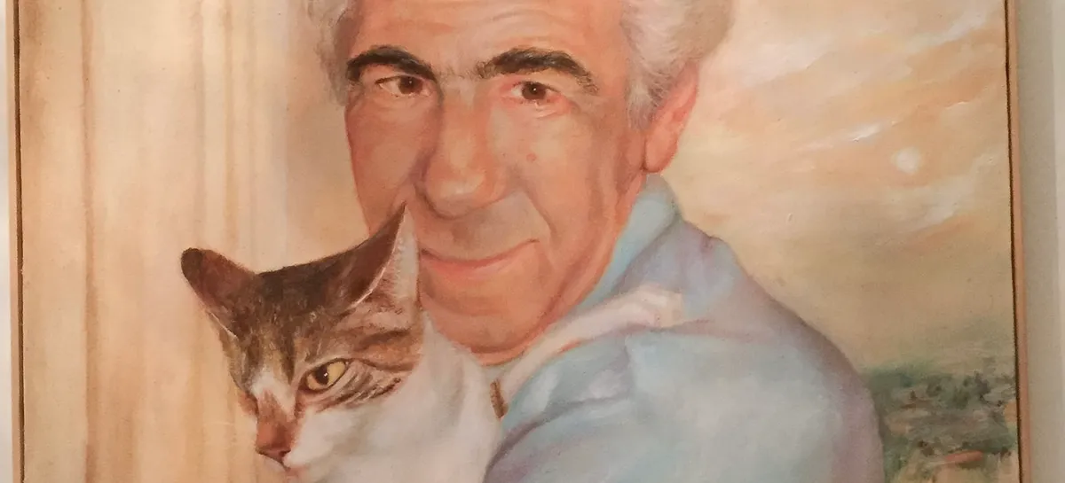 Ritratto di Sandro con la sua gattina